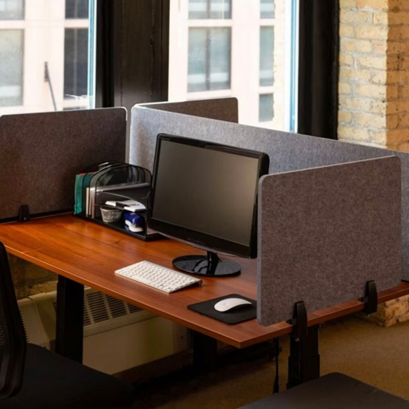 Spesonic Экологичный разделитель стола из ПЭТ из полиэфирного волокна Звукопоглощающий акустический экран из полиэстера