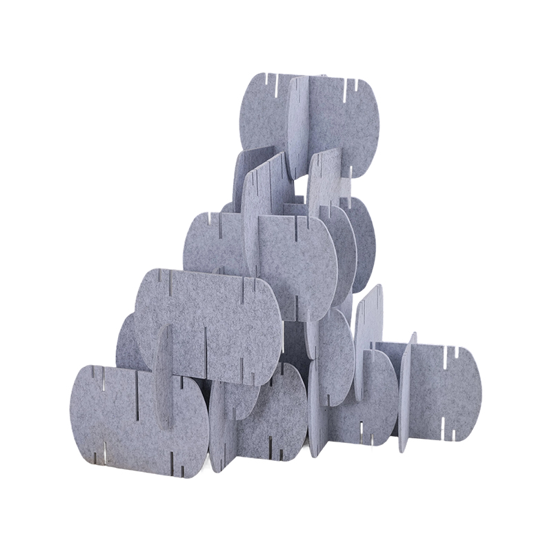 Экологичные акустические панели для перегородок офисных перегородок, обернутый тканью, коммерческий дизайн интерьера