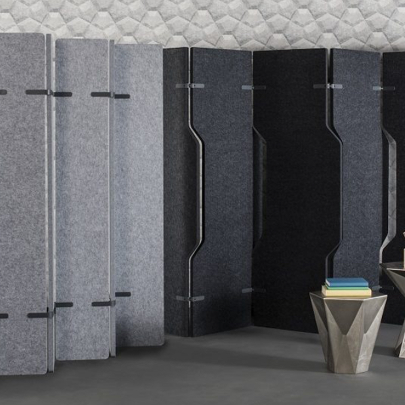 Высококачественные экологически чистые офисные перегородки, подвижные перегородки в форме листа, высокое звукопоглощение, настраиваемый современный дизайн