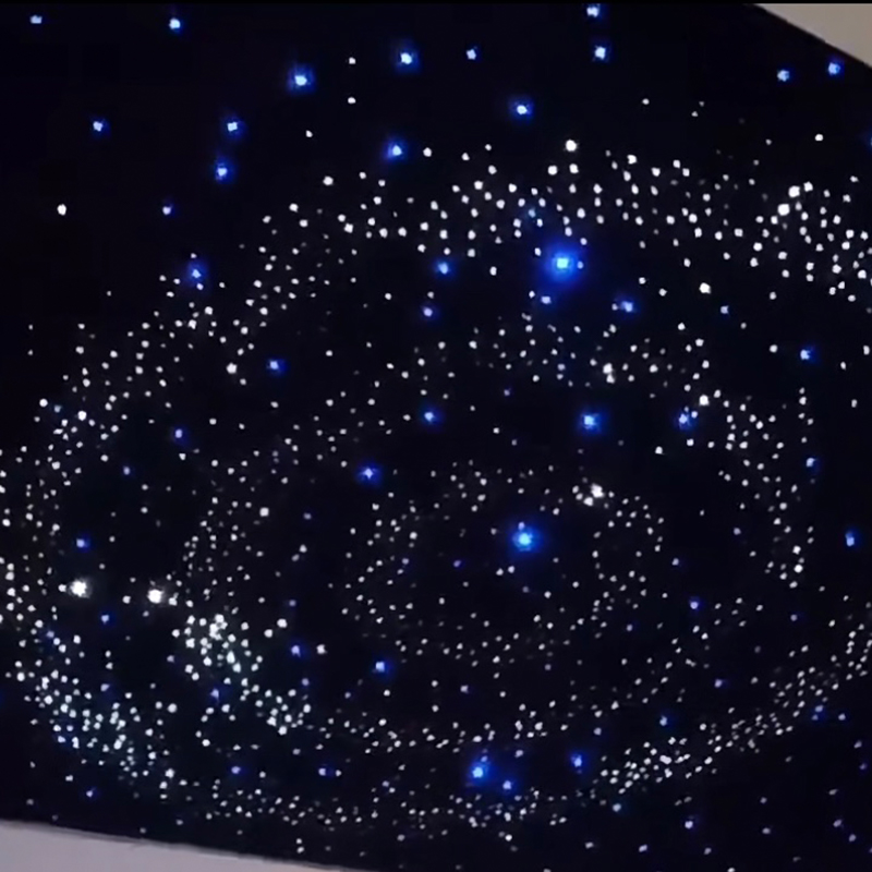 Spesonic Акустическое оптоволокно Звездная потолочная панель Акустический звездный потолок Полиэфирное волокно Starlight