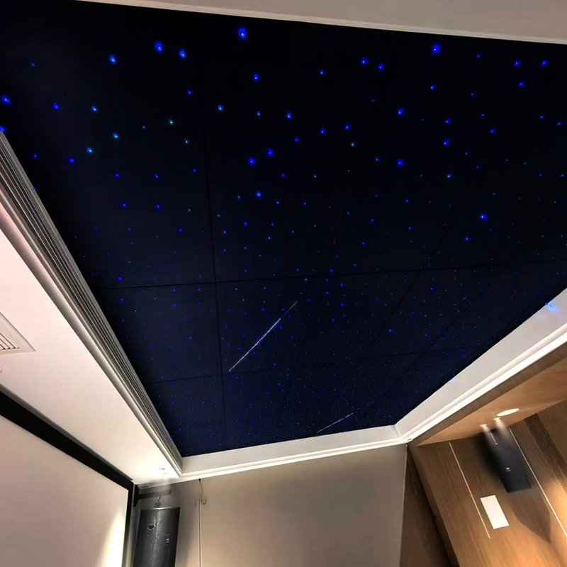 Романтический волоконно-оптический звездный потолок для гостиной, кинотеатра, спальни, яркое свечение, ночное небо в темных звездах для домашнего декора Романтический волоконно-оптический звездный потолок для гостиной, кинотеатра, спальни, яркое свечение, ночное небо в темных звездах для домашнего декора