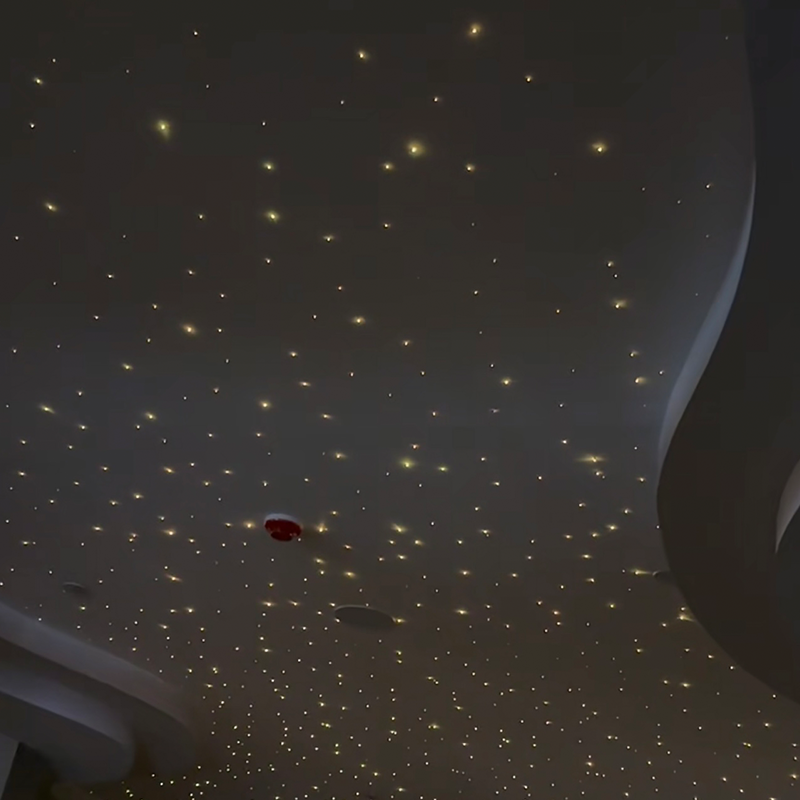 Современный стиль волоконно-оптического RGB света звездных потолочных панелей 7 цветов гипса для гостиной