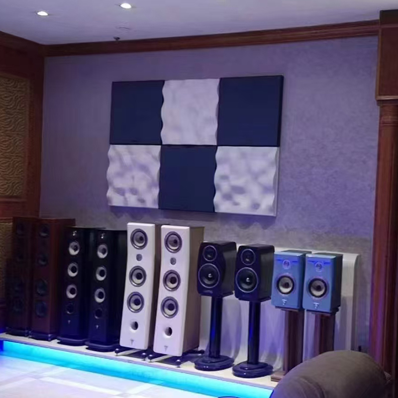 Современная 3D красочная акустическая панель диффузора звука, декоративная потолочная стена, дизайн для зала, доступен графический дизайн