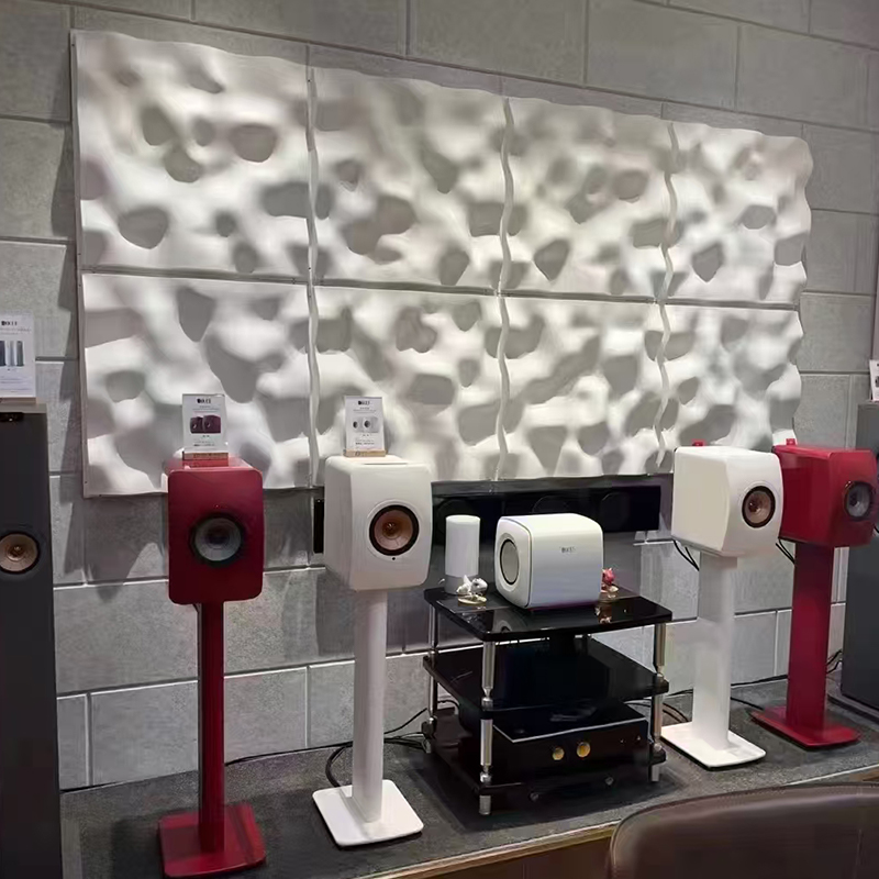 Современная 3D красочная акустическая панель диффузора звука, декоративная потолочная стена, дизайн для зала, доступен графический дизайн