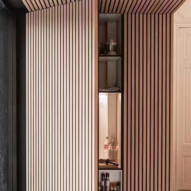 Настенная панель из деревянной планки Spesonic для внутреннего шумоподавления, акустическая декоративная 3D звукопоглощающая настенная панель Akupanel